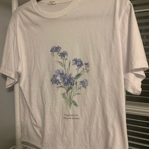 brandy melville flower shirt